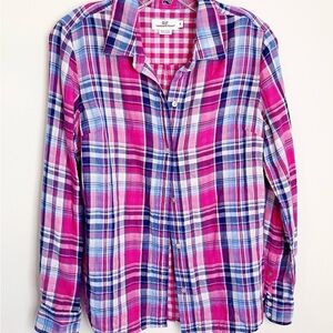 Vineyard Vines Colorful Plaid Button Down